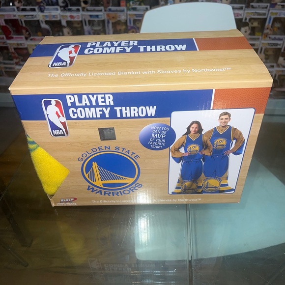 NBA Official Player Comfy Throw Golden State Warriors  New - Picture 5 of 6